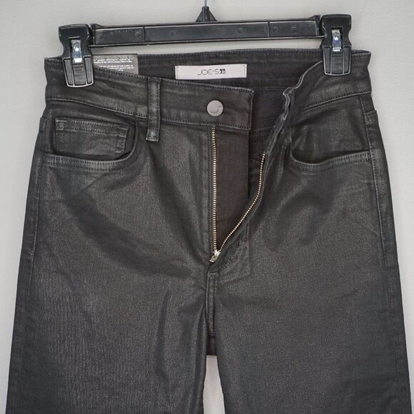 New Joe's Jeans High Rise Boot Cut Jeans in Black Coated size 26 - Picture 13 of 15